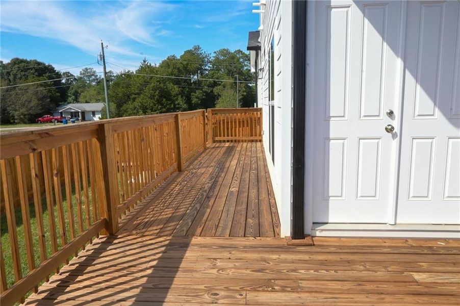 Exterior details and patio area of a home in , Loganville (Image 45).