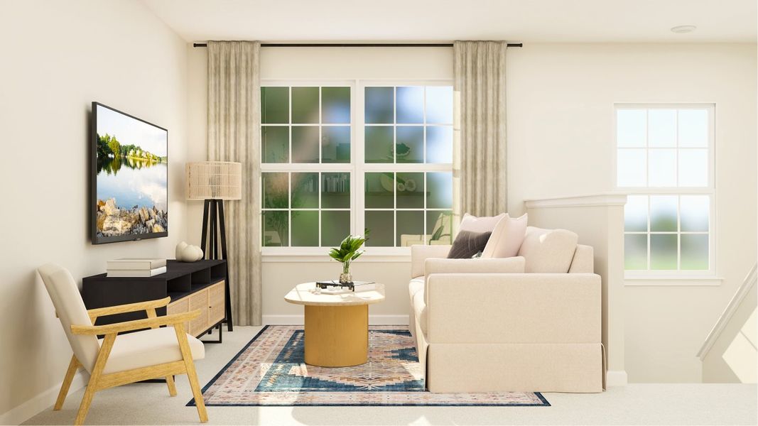 Representative furnished interior of a home built from the Beech by Lennar in Elizabeth: Arbor, Fort Mill (Image 29).