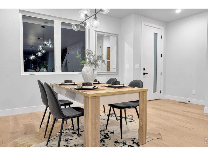 Furnished interior view inside a new home in , Denver (Image 6).