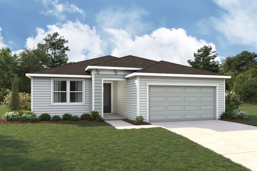 Representative exterior photo of a completed home built from the Gateway by Mattamy Homes in Lakes at Bella Lago, Green Cove Springs, FL (Image 5).