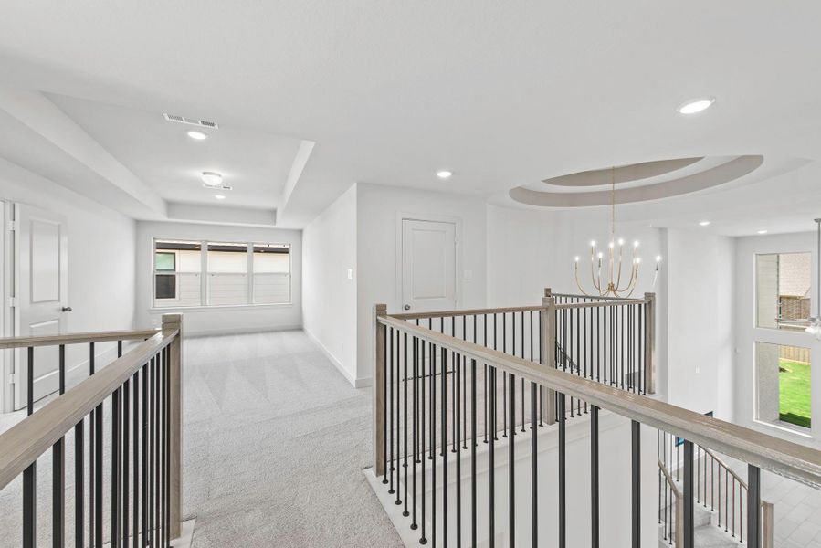 Spacious, unfurnished interior of a new home in Bridgeland, Cypress (Image 14).