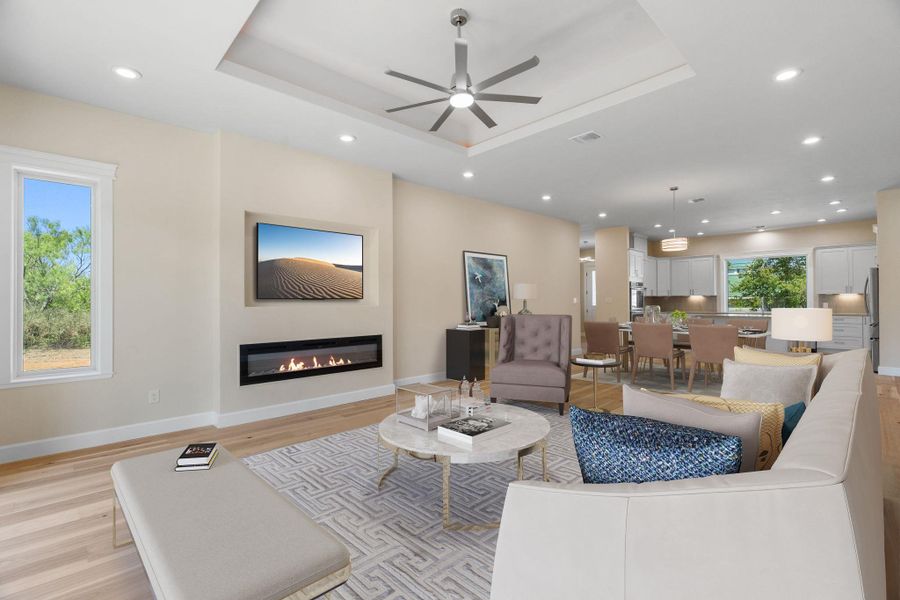 Furnished interior view inside a new home in , Horseshoe Bay (Image 6). Furnished interior view inside a new home in , Horseshoe Bay (Image 6).