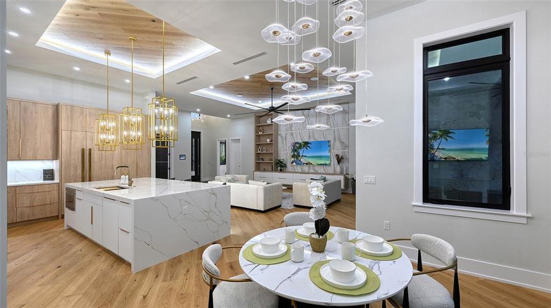 Furnished interior view inside a new home in , Sarasota (Image 10).