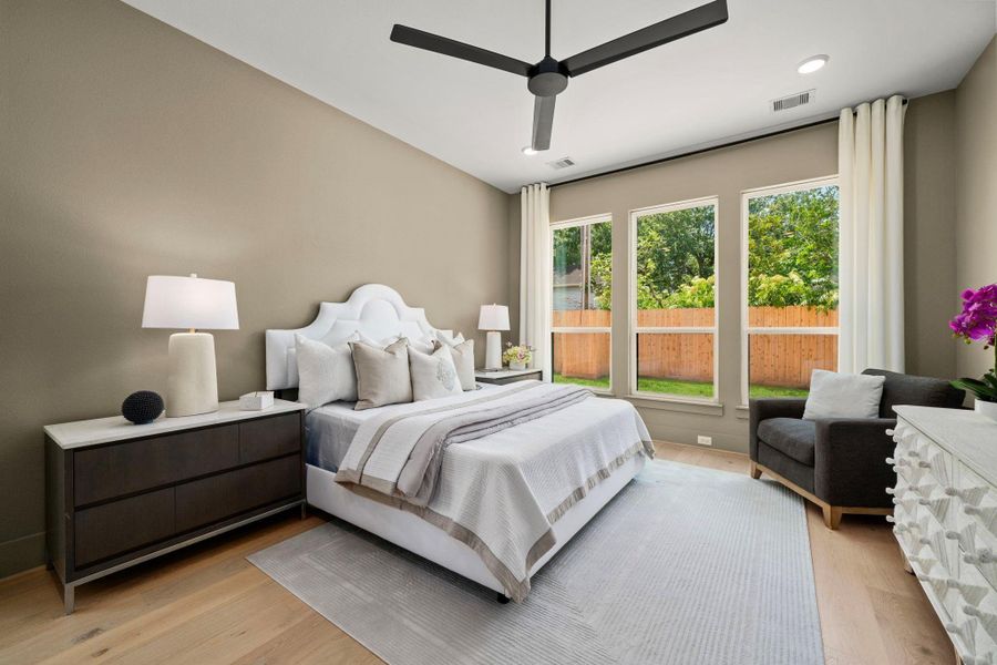 Furnished interior view inside a new home in , Houston (Image 11). Furnished interior view inside a new home in , Houston (Image 11).