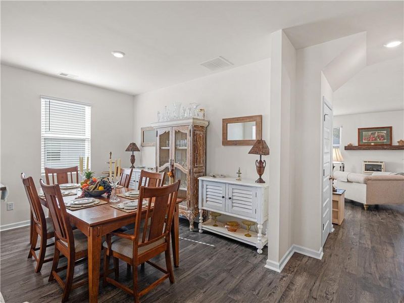 Furnished interior view inside a new home in Bridle Creek, Locust Grove (Image 22).