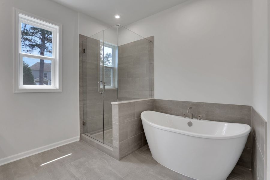 Furnished interior view inside a new home in Towne Village at Suwanee Dam, Sugar Hill (Image 13).