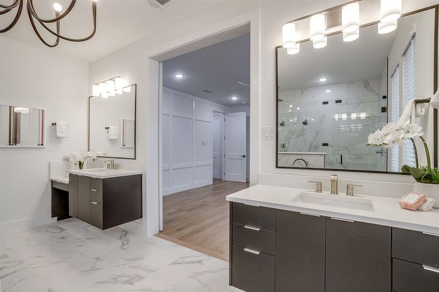 Furnished interior view inside a new home in , Fort Worth (Image 11). Furnished interior view inside a new home in , Fort Worth (Image 11).