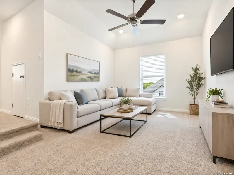 Furnished interior view inside a new home in Venado Crossing, Cibolo (Image 5).