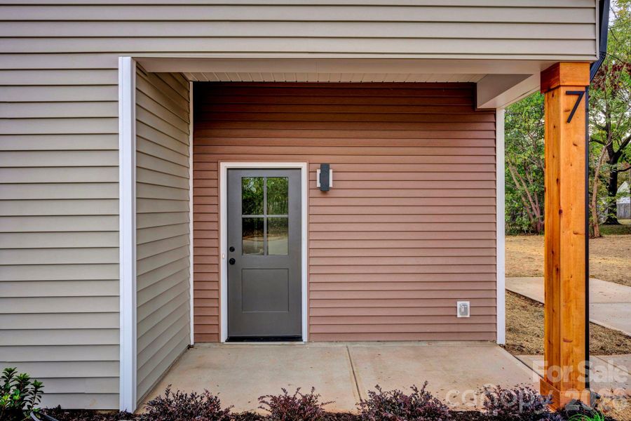 Exterior details and patio area of a home in , Salisbury (Image 19).