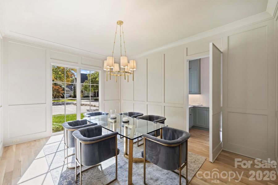 Furnished interior view inside a new home in , Charlotte (Image 18).