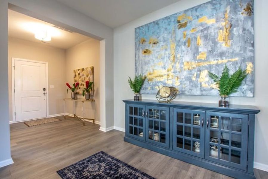 Representative furnished interior of a home built from the Brodrick by True Homes in Heritage Hall, Statesville (Image 26).