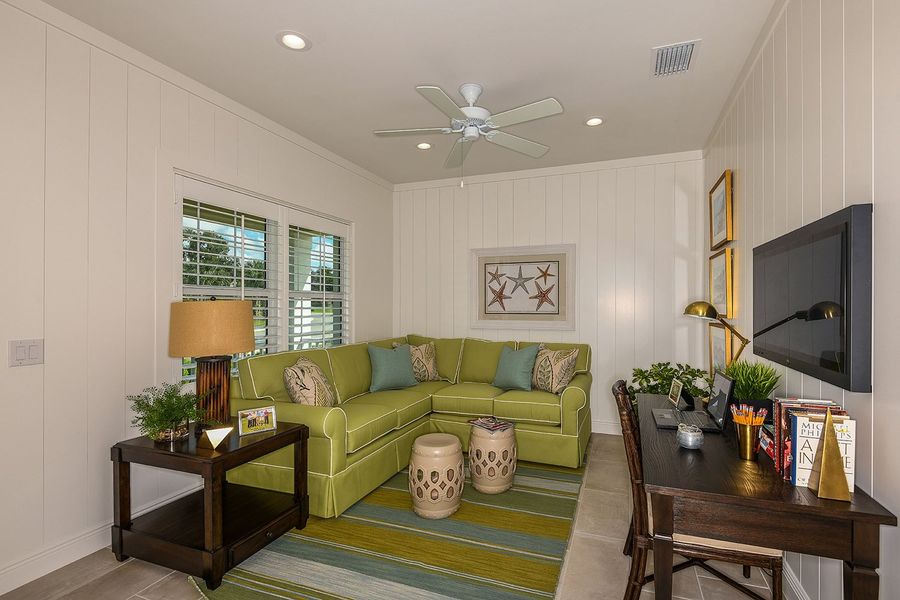 Representative furnished interior of a home built from the Fresh Spring by Neal Communities in Verandah, Fort Myers (Image 14).