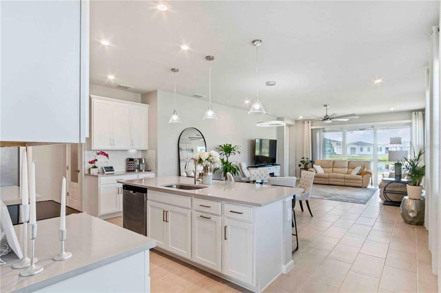 Furnished interior view inside a new home in , Venice (Image 10). Furnished interior view inside a new home in , Venice (Image 10).