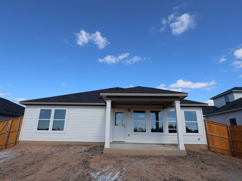 Exterior details and patio area of a home in Carillon, Manor (Image 2). Exterior details and patio area of a home in Carillon, Manor (Image 2).