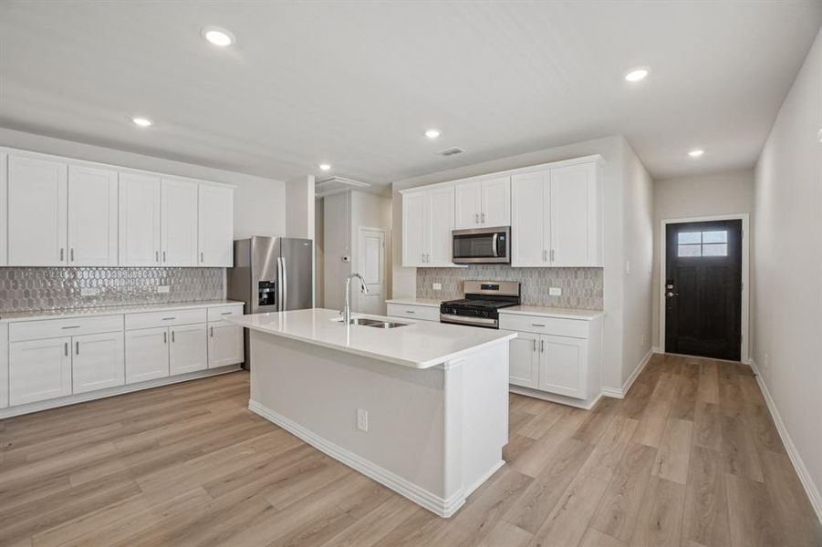 Photo is not of the actual home, but is an inspirational photo of builder’s model home and may depict options, furnishings, and/or decorator features that are not included.