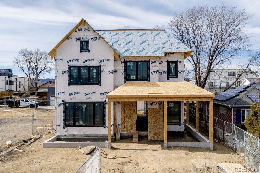 In-progress construction of a new home in , Denver, CO (Image 36).