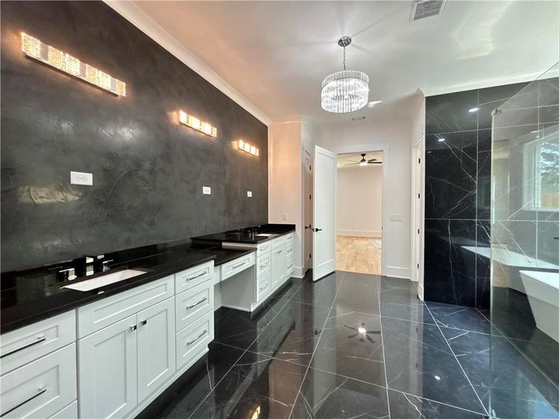 Furnished interior view inside a new home in , Buford (Image 19).