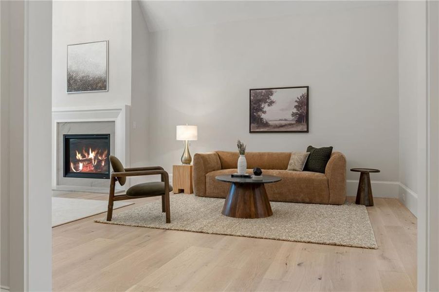 Furnished interior view inside a new home in , Atlanta (Image 47). Furnished interior view inside a new home in , Atlanta (Image 47).