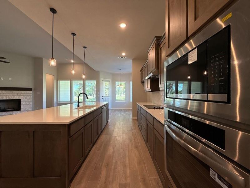 Furnished interior view inside a new home in Oak Grove Addition, Springtown (Image 15).
