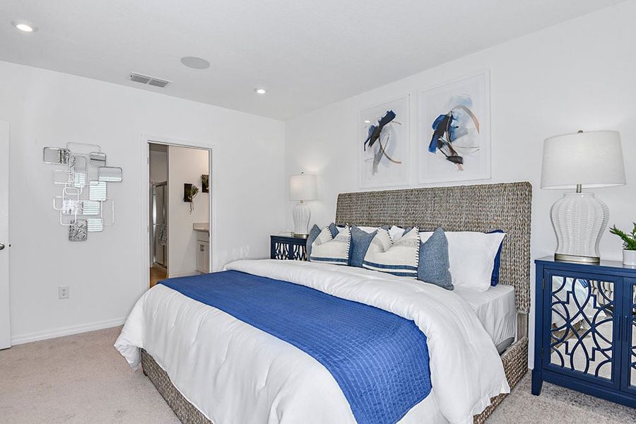 Furnished interior in a model home at Brookland Park in Auburndale (Image 25).