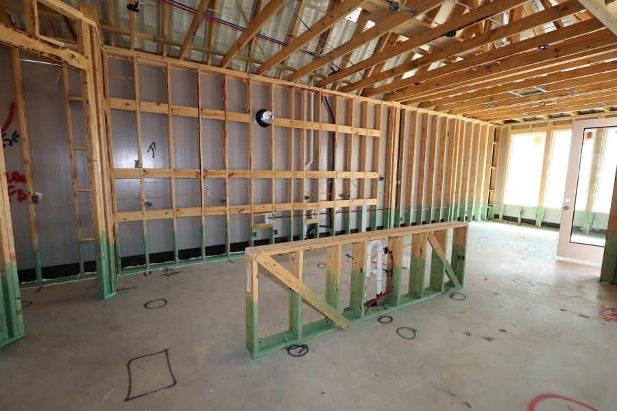 In-progress construction of a new home in Dunham Pointe, Cypress, TX (Image 29).