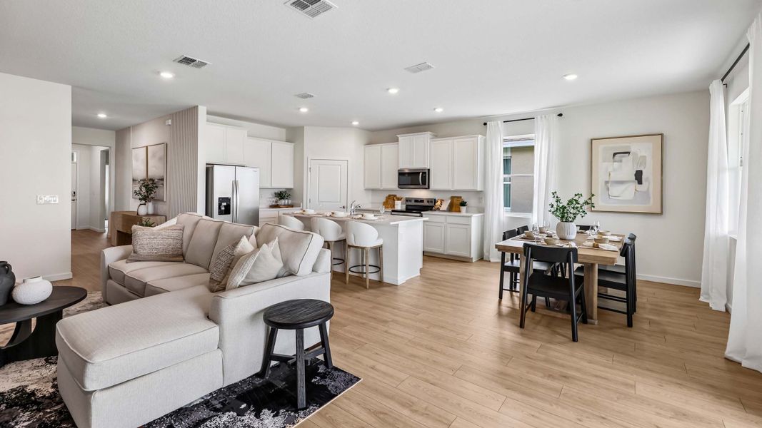 Furnished interior view inside a new home in Mockingbird Reserve at Winding Oaks, Ocala (Image 7).