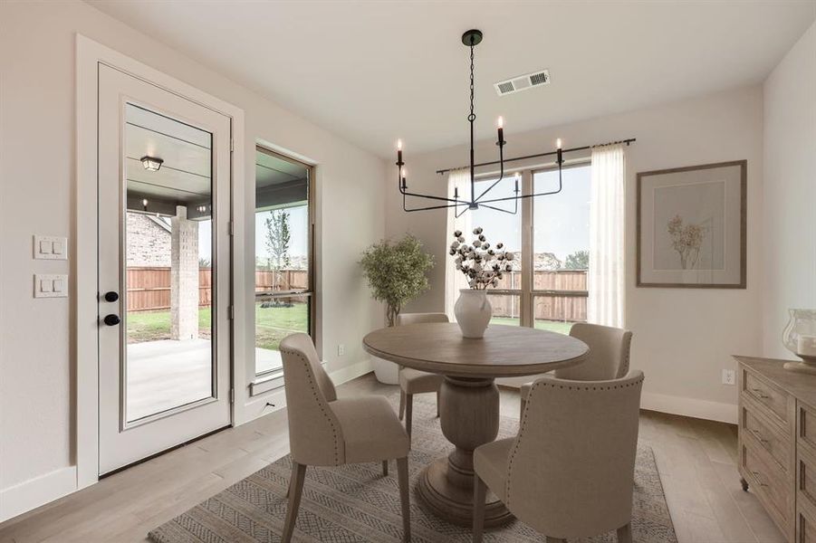 Dining space - Virtually Staged Photo Dining space - Virtually Staged Photo