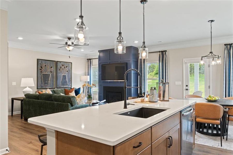 Furnished interior view inside a new home in Sagebrook, Powder Springs (Image 21).