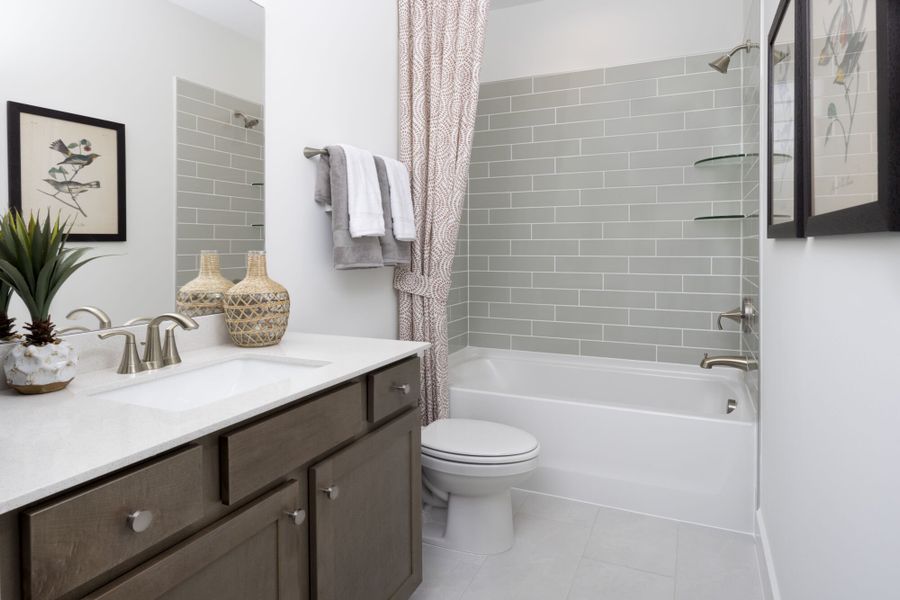 Representative furnished interior of a home built from the Appalachian by Mattamy Homes in Bloom, Fuquay Varina (Image 11).