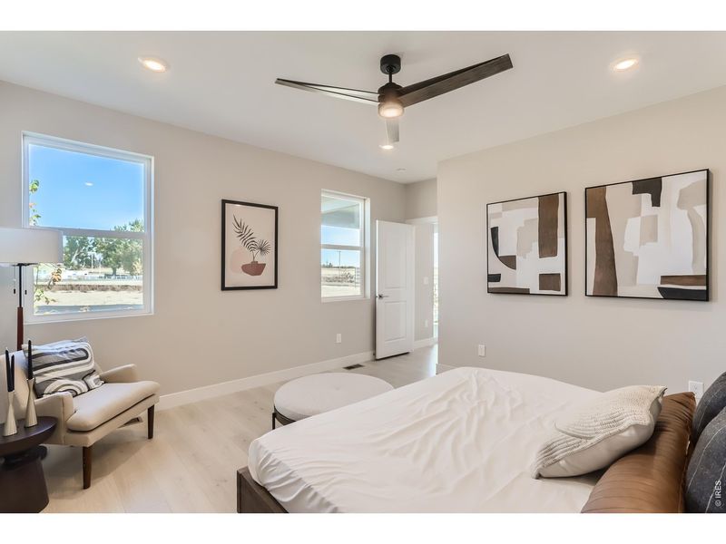 Furnished interior view inside a new home in Country Club Reserve, Fort Collins (Image 10).