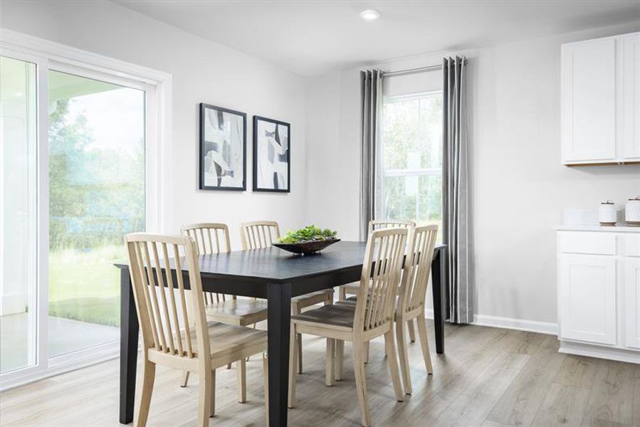 Representative furnished interior of a home built from the Torrey by Ryan Homes in Oakwood Trace, Fairburn (Image 5).