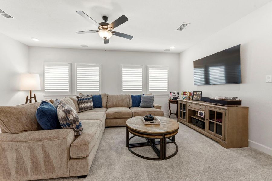 Furnished interior view inside a new home in , Conroe (Image 29).