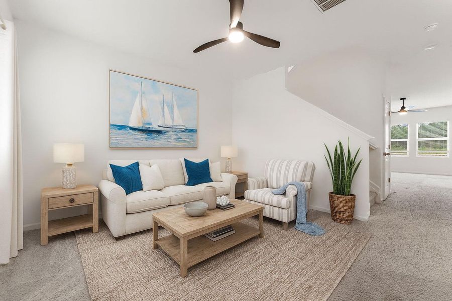 Furnished interior view inside a new home in , Summerville (Image 5).