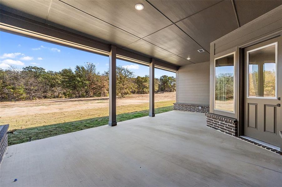 Exterior details and patio area of a home in Oak Grove Addition, Springtown (Image 4). Exterior details and patio area of a home in Oak Grove Addition, Springtown (Image 4).