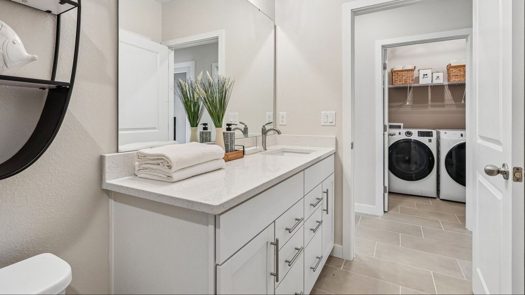 Flagler Floor Plan Secondary Bathroom by DRB Homes in Willowbrook North New Homes in Winter Haven Florida Flagler Floor Plan Secondary Bathroom by DRB Homes in Willowbrook North New Homes in Winter Haven Florida