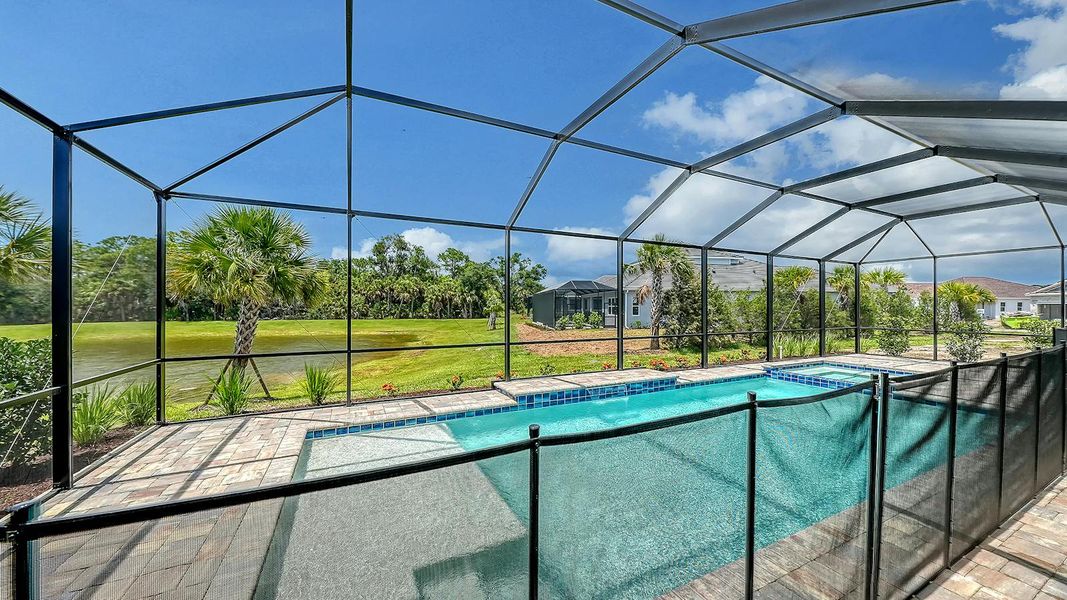 Exterior details and patio area of a home in Grand Park Real Estate and Homes for Sale in Sarasota, FL - Neal Communities, Sarasota (Image 3). Exterior details and patio area of a home in Grand Park Real Estate and Homes for Sale in Sarasota, FL - Neal Communities, Sarasota (Image 3).