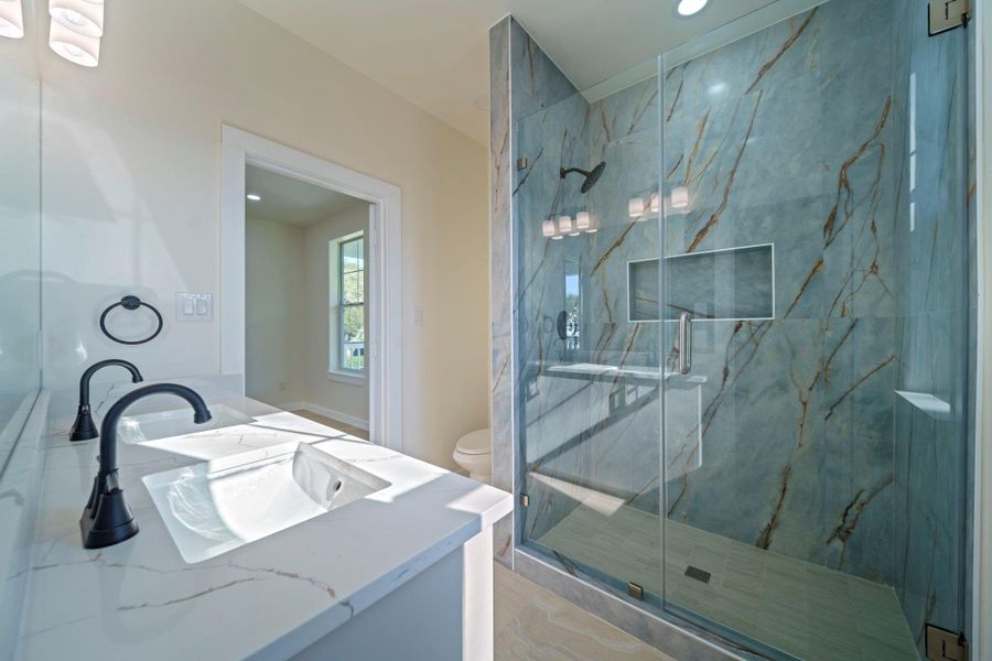 Beautiful porcelain walk in shower Beautiful porcelain walk in shower