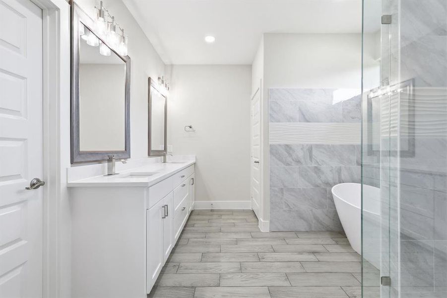 Furnished interior view inside a new home in , Terrell (Image 11).