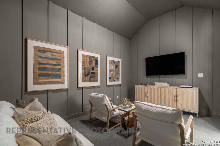 Furnished interior view inside a new home in Esperanza, Boerne (Image 8). Furnished interior view inside a new home in Esperanza, Boerne (Image 8).