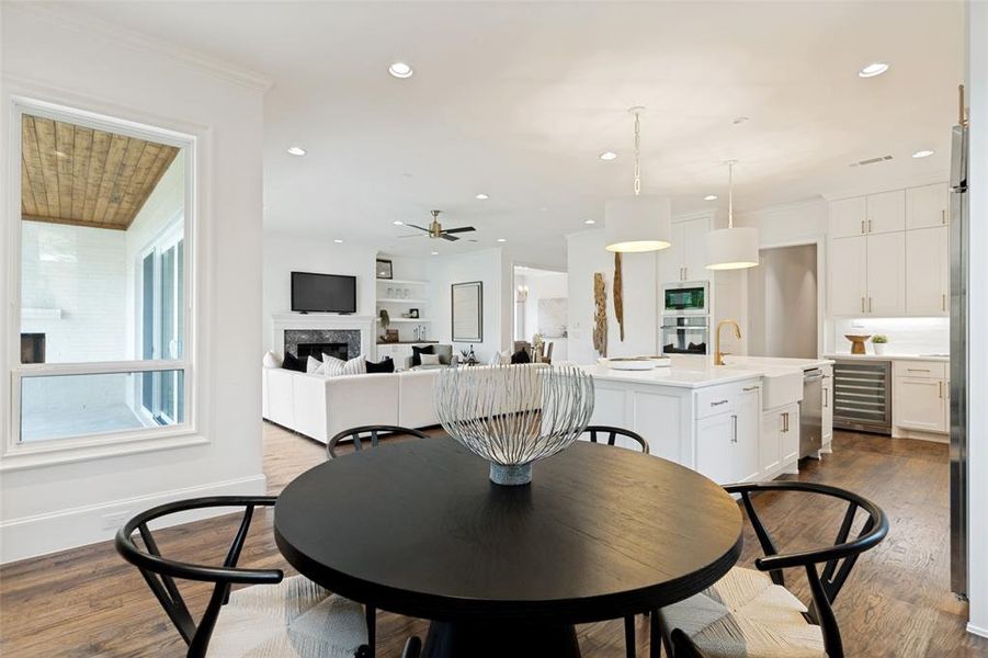 Furnished interior view inside a new home in , Dallas (Image 19).