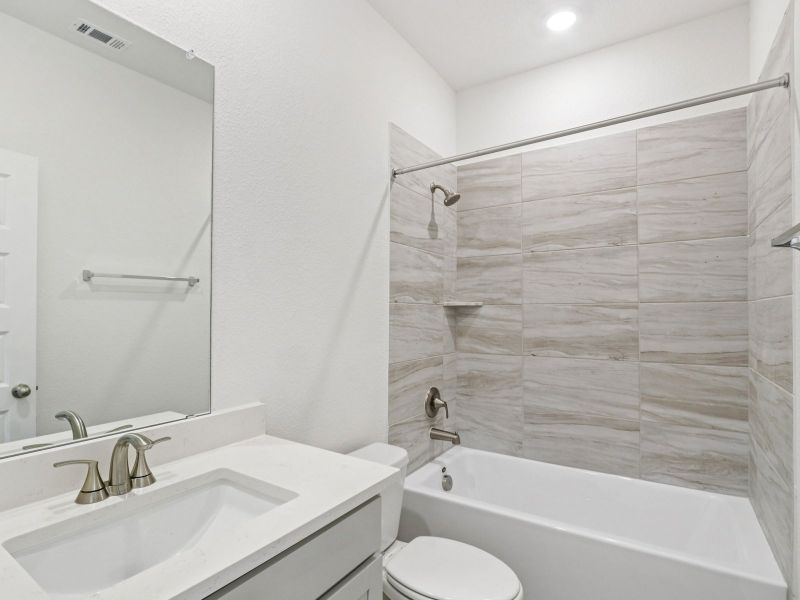 Furnished interior view inside a new home in Prairie Winds - Executive Collection, Hutto (Image 5).