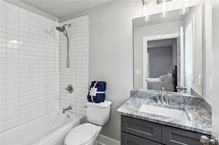 Furnished interior view inside a new home in , Atlanta (Image 12).