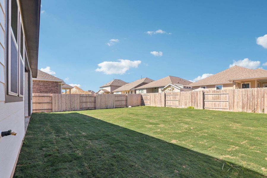 Exterior details and patio area of a home in Berry Creek Highlands, Georgetown (Image 3). Exterior details and patio area of a home in Berry Creek Highlands, Georgetown (Image 3).