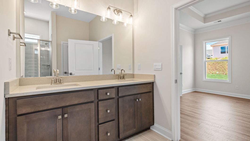 Furnished interior view inside a new home in The Villas at Pine Valley, Boiling Springs (Image 11).