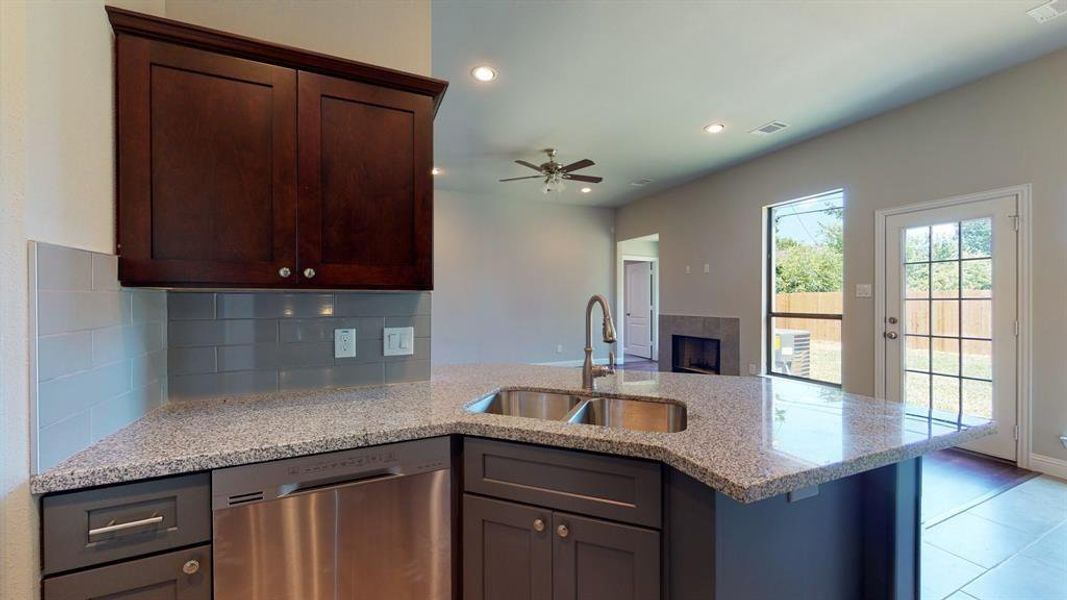 Furnished interior view inside a new home in , Houston (Image 4). Furnished interior view inside a new home in , Houston (Image 4).