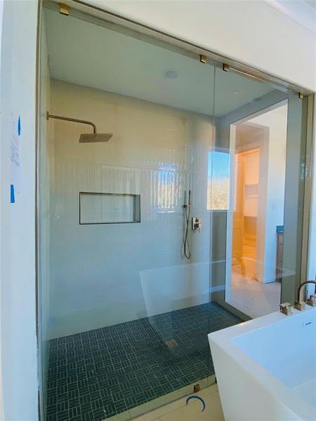 Primary bath - walk-in shower