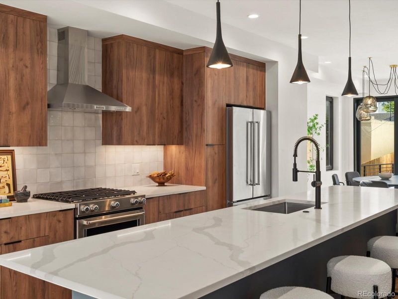 Furnished interior view inside a new home in , Denver (Image 11).