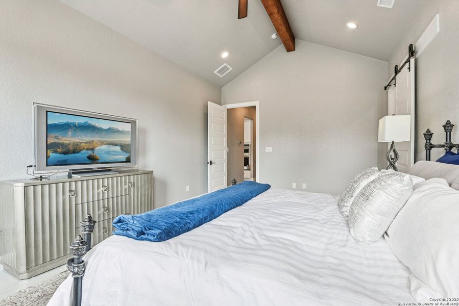 Furnished interior view inside a new home in , Adkins (Image 21).