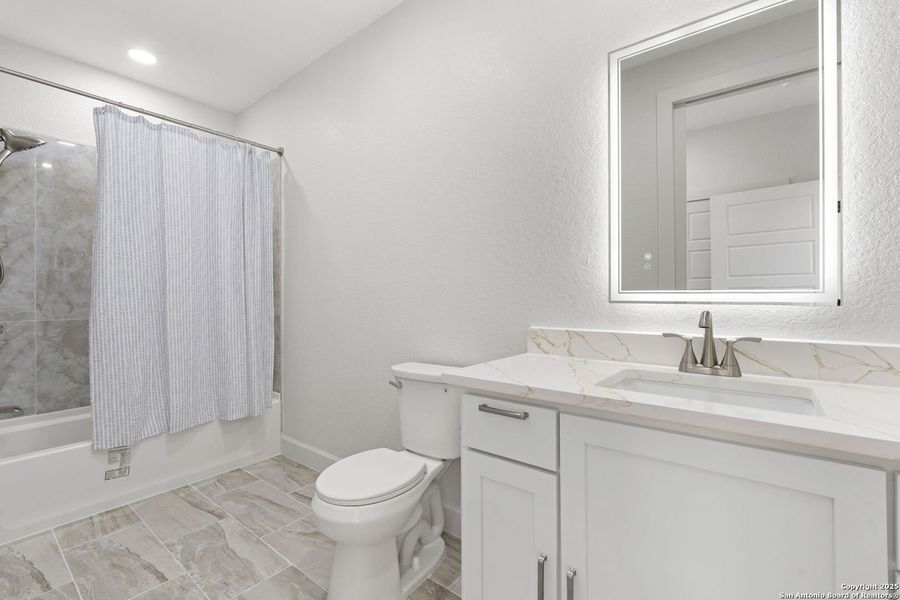 Furnished interior view inside a new home in , San Antonio (Image 16).