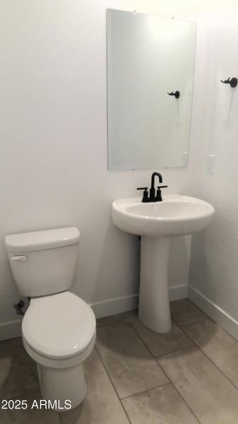 Downstairs half bath